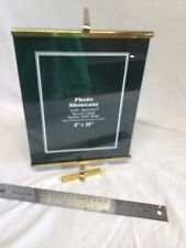 Vintage Antique Brass Double Bifold 8”x10” Picture Frame picture