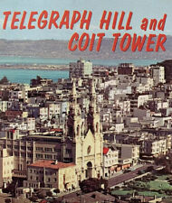 Telegraph Hill & Coit Tower Vintage Postcard San Francisco California NP picture