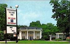 Postcard Friendship Village Inn Big House Restaurant Hazelhurst Georgia Chrome picture