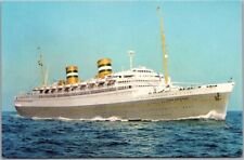 c1950s HOLLAND-AMERICA LINE Cruise Ship Postcard 