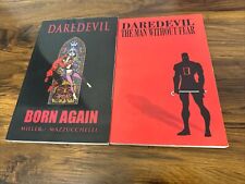 Daredevil The Man Without Fear & Daredevil Born Again TPB Lot Frank Miller picture