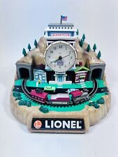 LIONEL 100th ANNIVERSARY TRAIN ALARM CLOCK Tested Works Great Sounds Movement picture