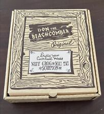 VTG Don The Beachcomber Gift Box 12 X 13 Los Angeles MCM Hollywood Cocktail Bar picture
