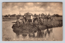 Antique Postcard Otoe Indian Braves Native Americas Panoply 1907 Horseback picture