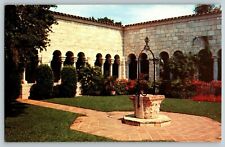 Vtg Chrome FL Ancient Spanish Monastery in Miami Florida Postcard  picture