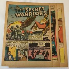 1946 five page cartoon story ~ SECRET WARRIORS The OSS in WWII picture