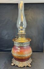 Antique B&H BRADLEY & HUBBARD Brass Oil Lamp/ Please See All Pictures. picture