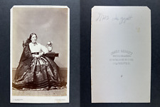 Barritt, Colchester, Miss Leggett Vintage CDV Albumen Print. picture