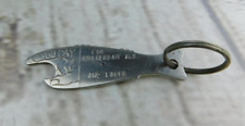 Vintage Amsterdam Ale & Lager You Pay Spinner Finger Bottle Opener Keychain RARE picture