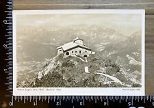 Aerial View Hitler's Eagles Nest Berchtesgaden Bavaria Postcard RPPC Alps Peaks picture
