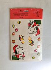 Vintage Hallmark “SNOOPY’S CHRISTMAS” Honeycomb Party Favor NIP picture
