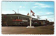 1965 Postcard 102nd Ave Dawson Creek British Columbia Canada Rexall Drugs Cars picture