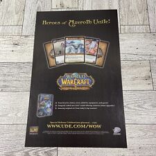 World Of Warcraft Print Ad Trading Card Game 2006 Wall Art Deco Promo Azeroth picture