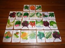 24 DIFF VINTAGE SEED PACKET LOT 1950S GENERAL STORE NEW BERN N CAROLINA PUMPKIN picture