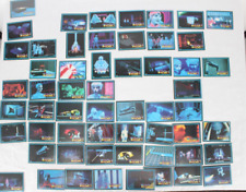 Disney Tron The Movie 1981 Trading Card Lot of 57 Puzzle Back Not Complete picture