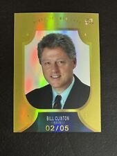 Bill Clinton 2023 Pieces Of The Past Historical Premium Gold Portrait 2/5 SP #41 picture