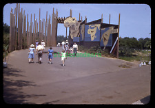 1941 Original Slide, Africa Entrance Area of Bronx Zoo NYC picture