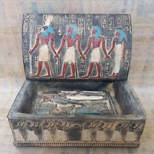 RARE ANCIENT EGYPTIAN PHARAONIC ANTIQUE JEWELRY BOX picture