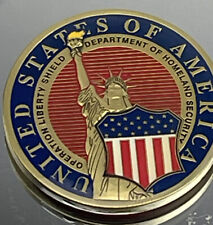 Operation Liberty Shield Home Land Security Challenge Coin March 17 2003 picture
