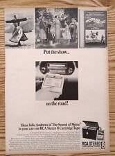 1966 RCA Stereo 8 Catridge Tape Julie Andrews Sound Of Music Vintage Print Ad picture