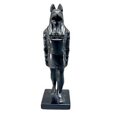 Obsidian Anubis (1 Piece) Size 8 Inches Polished Crystal Carving picture