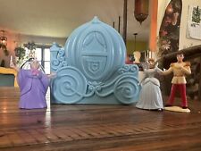 90's Disney Mattel Once Upon A Time Cinderella Play Set With 3 Figures picture
