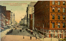 F Street at 15th Street Scene Washington, DC c 1908 picture