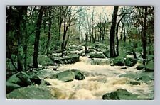 Knauertown PA-Pennsylvania, View Of Falls Of French Creek, Vintage Postcard picture