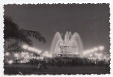 1950s Night shot Fountain Light Darkness Moscow Abstract surreal unusual photo picture