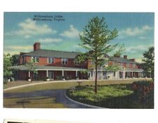c1940s Williamsburg Lodge Virginia VA Hotel Linen Postcard UNPOSTED picture