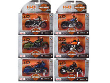 Harley-Davidson Motorcycles 6 piece Set Series 43 1/18 Diecast Models by Maisto picture