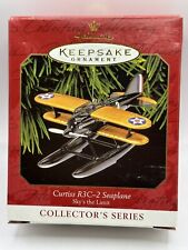 Hallmark Keepsake Sky's The Limit Christmas Ornament Curtiss R3C-2 Seaplane #3 picture