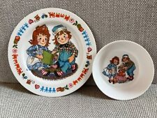 Vintage 1969 Raggedy Ann & Andy Oneida Plate (7.5