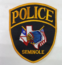 Seminole Police Texas TX Patch N1 picture