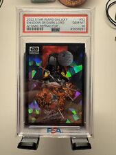 2022 Topps Chrome Star Wars Galaxy Shadow Of The Dark Lord Atomic /150 PSA 10 picture