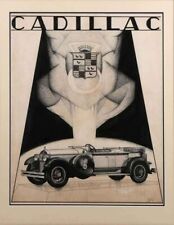 1927 Cadillac Convertible Advertisement  : Cardwell Higgins : Art Print picture