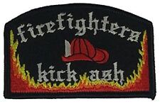 FIREFIGHTERS KICK ASH PATCH FUNNY HUMOR FIRST 1ST RESPONDER FIRE RESCUE picture