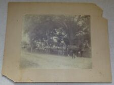 Antique Photograph Joseph L. Weed Farm, East Line Saratoga County N.Y. Haying picture