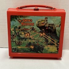 Aladdin Vintage 1988 Dino Riders Lunch Box with Thermos Great Condition ^ picture