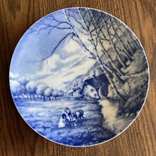 Fürstenberg Vintage 1976 Easter Wall Plate Made In West Germany Blue And White picture