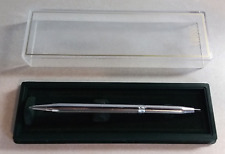 VINTAGE CROSS LADIES CHROME PEN WITH ENGRAVED SHELLS - NICE picture
