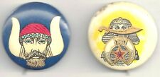 2 Dif. Masonic Pins ~ Viking & Sphinx w/ Mason Symbols picture
