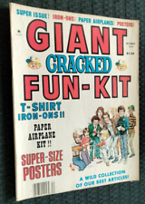 CRACKED MAGAZINE DECEMBER 1979 GIANT CRACKED FUN-KIT T-SHIRT IRON-ONS, POSTERS picture