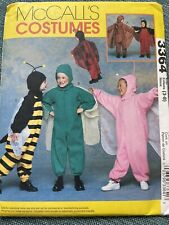 Child Insect Costume Pattern, Sze: 3-8, McCall’s 3364, UNCUT vintage c2001 picture