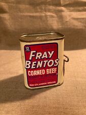 WWI British Army Reserve ration Iron ration Corned beef tin Fray Bentos picture
