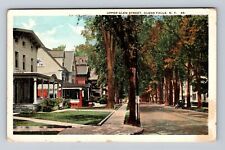 Glens Falls NY-New York, Residences On Upper Glen Street Vintage c1937 Postcard picture