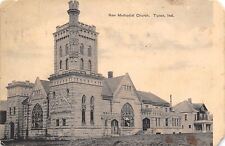 Tipton Indiana~New Methodist Church~Castellated~Battlement Towers (As Is) picture