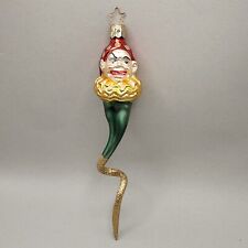 Inge-Glas Corkscrew Elf Ornament RARE Glass Spiral Naughty Germany Christmas picture