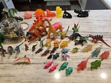 VINTAGE 80'S IMPERIAL DINOSAUR TOYS,RUSS,ZOO MOLDS,LOT,HONG KONG,CHINA picture