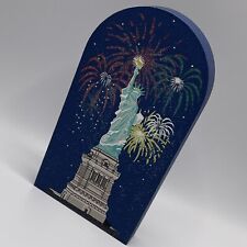 Vintage Cat’s Meow Village National Treasures Series Statue Of Liberty 98 Signed picture